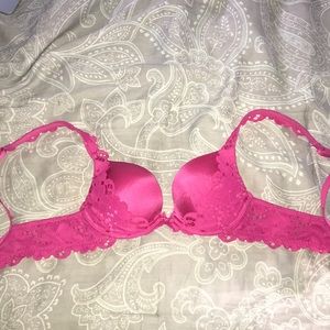 cute pink flowery bra